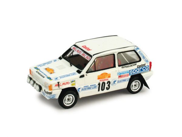 Modellino Auto Rally Scala 1:43 Brumm FIAT PANDA diecast modellismo statico GRA