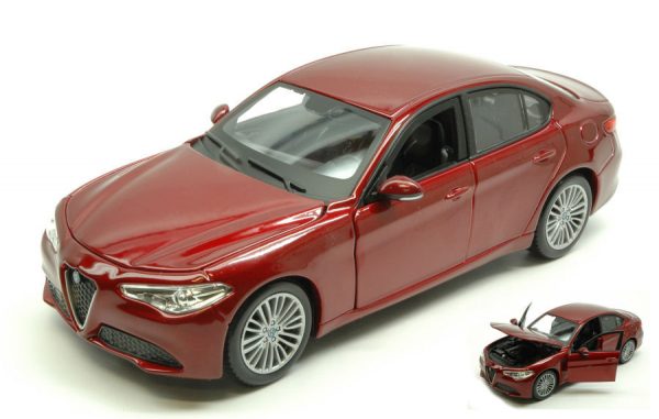 Modellino Auto Scala 1:24 Burago ALFA ROMEO GIULIA diecast modellismo statico
