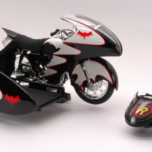 Modellino auto film Movie Scala 1:12 Hot Wheels BAT BIKE batman modellismo