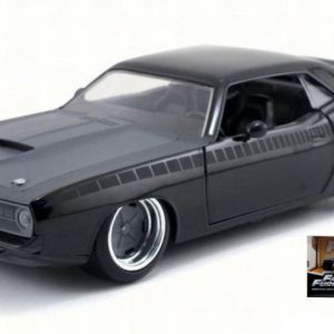 Modellino Movie film Scala 1:24 PLYMOUTH BARRACUDA FAST and FURIOUS 7 jada toys