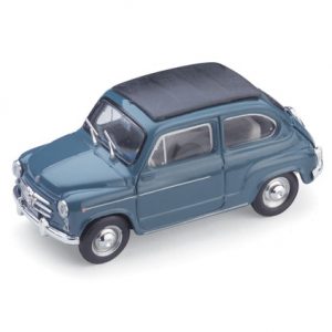 Modellino Auto Scala 1:43 Brumm FIAT 600 D 600D TRASFORMABILE diecast