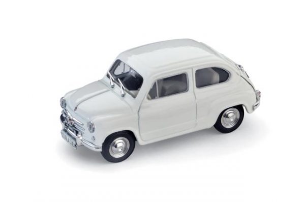 Modellino Auto Scala 1:43 Brumm FIAT 600 D SCUOLA GUIDA diecast modellismo epoca