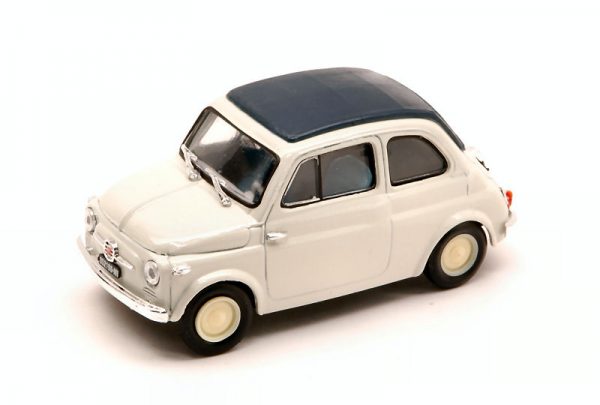 Modellino Auto Scala 1:43 Brumm FIAT 500 diecast modellismo statico bianco epoca