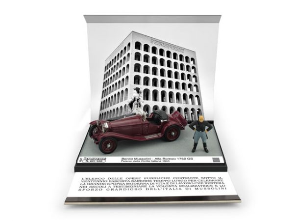 Modellino auto Scala 1:43 Brumm ALFA ROMEO 1750 modellismo statico epoca eur