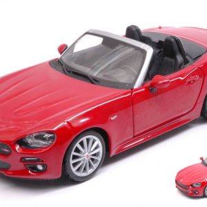 Modellino Auto Scala 1:24 Burago FIAT 124 SPIDER diecast modellismo statico