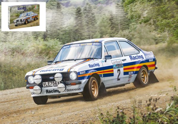 Modellino Kit Auto Scala 1:24 Italeri FORD ESCORT RS 1800 MKII N.2 2nd LOMBARD