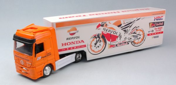 Modellini Camion Scala 1:43 MERCEDES ACTROS HONDA REPSOL modellismo