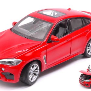 Modellino Auto Scala 1:24 BMW X6 M diecast modellismo statico collezione