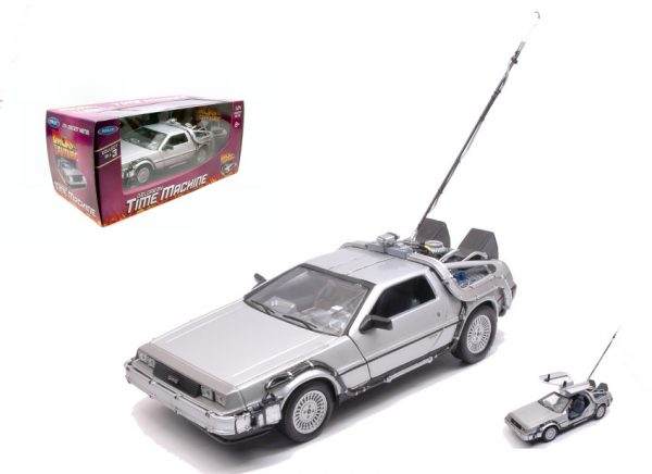 Modellino auto film Movie Scala 1:24 DE LOREAN RITORNO AL FUTURO 1 delorean