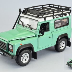 Modellino Auto Scala 1/24 Welly LAND ROVER DEFENDER diecast modellismo jeep