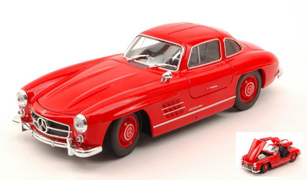 Modellino Auto Scala 1:24 MERCEDES 300 SL diecast modellismo statico 300 L welly