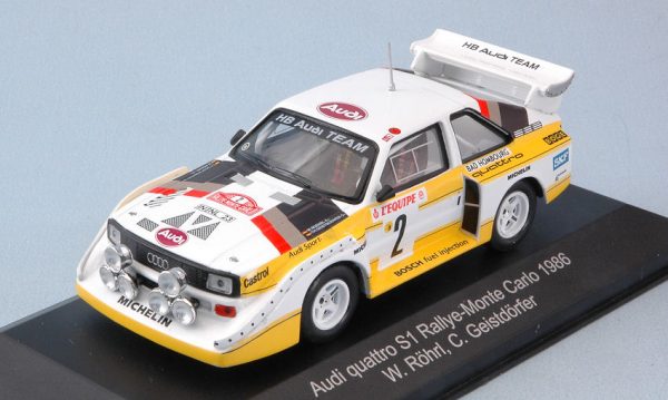 Modellino Auto Rally Scala 1:43 CMR AUDI QUATTRO S1 diecast rallye modellismo