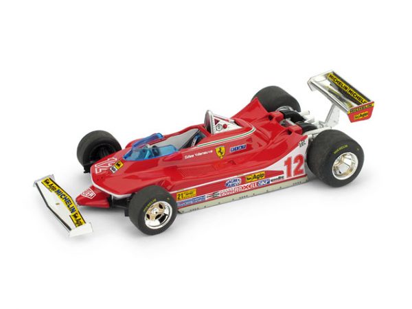 Modellino auto f1 Formula 1 diecast Brumm FERRARI 312 T4 VILLENEUVE scala 1/43