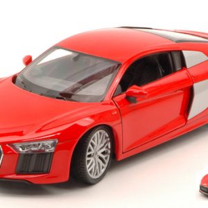 Modellino Auto Scala 1/24 AUDI R8 V10 diecast modellismo statico collezione