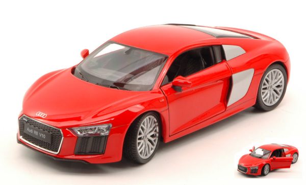 Modellino Auto Scala 1/24 AUDI R8 V10 diecast modellismo statico collezione