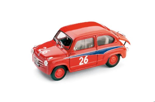 Modellino Auto SCALA 1:43 diecast Brumm FIAT ABARTH 750 modellismo collezione .
