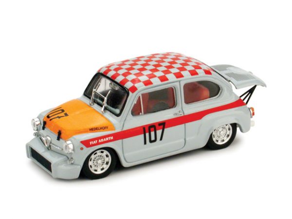 Modellino Auto scala 1:43 diecast Brumm FIAT ABARTH N.107 modellismo collezione