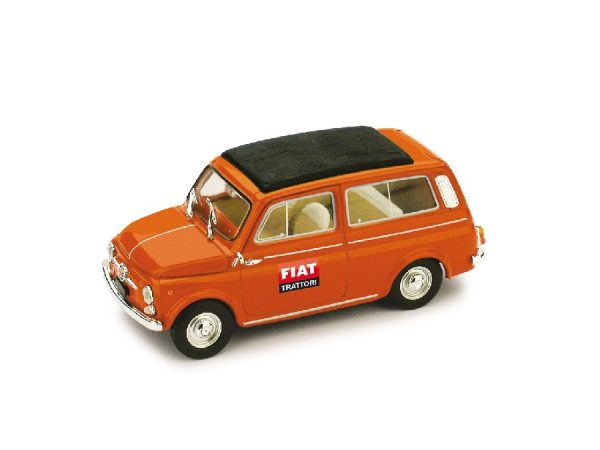 modellino auto pubblicitari commerciali diecast Brumm FIAT 500 GIARDINIERA 1:43