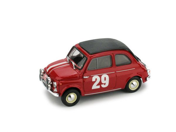 Modellino Auto Rally diecast Brumm STEYR PUCH 650 fiat 500 scala 1:43 modellismo
