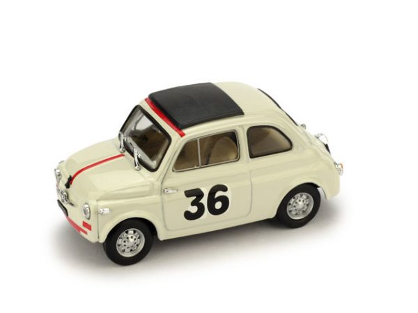 Modellino Auto scala 1:43 diecast Brumm FIAT 500 VALLELUNGA modellismo epoca