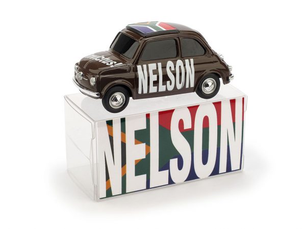 Modellino auto scala 1:43 diecast Brumm FIAT 500 NELSON modellismo statico epoca