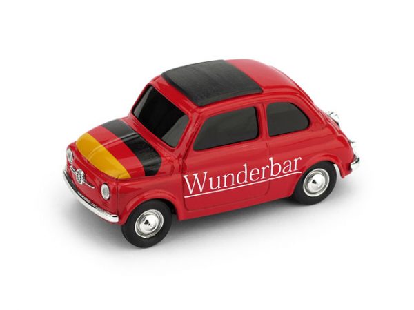 Modellino auto scala 1:43 diecast Brumm FIAT 500 GERMANIA modellismo epoca