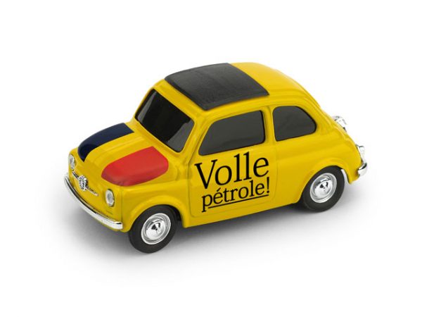 Modellino auto scala 1:43 diecast Brumm FIAT 500 BELGIO modellismo miniature