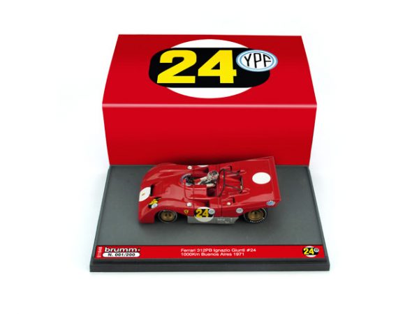 Modellino Auto scala 1:43 diecast Brumm FERRARI 312 PB modellismo statico epoca