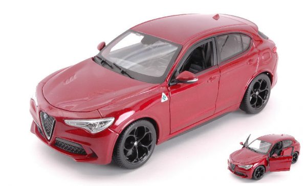 Modellino Auto scala 1:24 diecast Burago ALFA ROMEO STELVIO modellismo nuovi