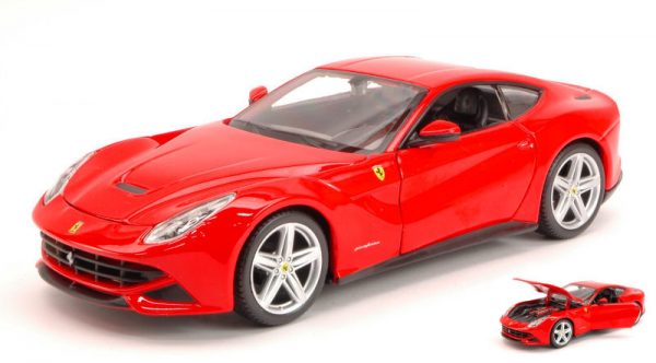 Modellino Auto scala 1:24 diecast Burago FERRARI F12 BERLINETTA modellismo coche