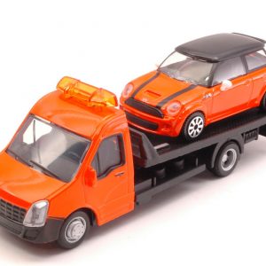 Modellino Auto scala 1:43 diecast Burago MINI COOPER camion modellismo
