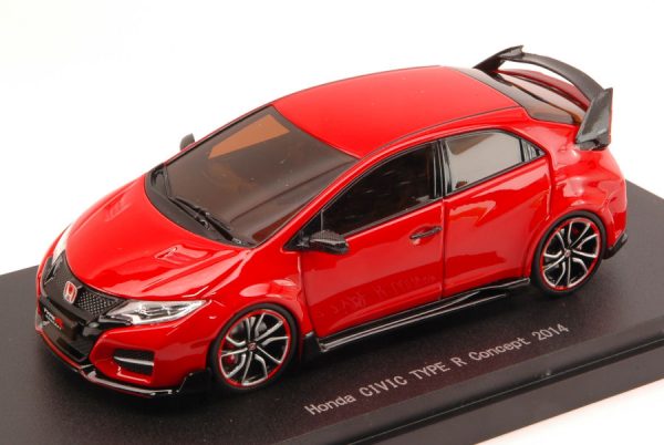 Modellino Auto scala 1:43 diecast Ebbro HONDA CIVIC modellismo statico rosso