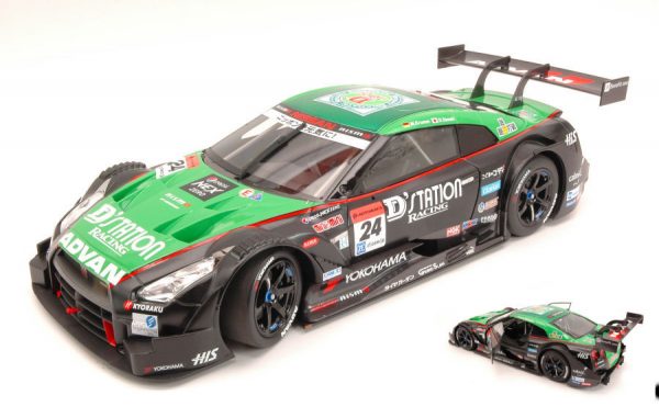 Modellino Auto scala 1:18 diecast Ebbro NISSAN GT-R GTR N.24 10th modellismo