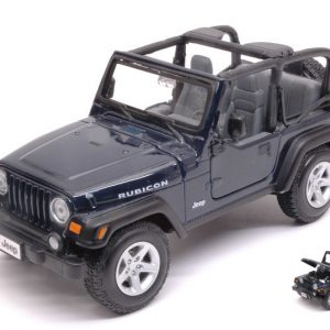 Modellino Auto scala 1:24 diecast JEEP WRANGLER RUBICON modellismo statico