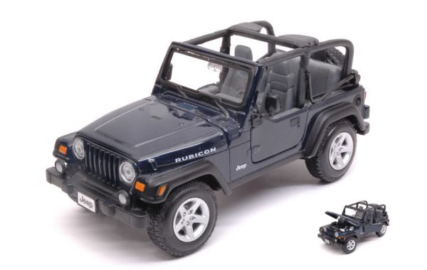 Modellino Auto scala 1:24 diecast JEEP WRANGLER RUBICON modellismo statico