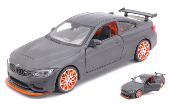 Modellino Auto scala 1:24 diecast BMW M4 GTS modellismo statico collezione coche