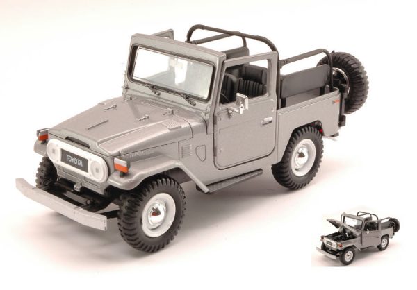 Modellino Auto scala 1:24 diecast TOYOTA FJ40 modellismo da collezione jeep