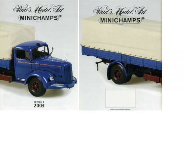 cataloghi rivista book booklet Modellino auto Minichamps CATALOGO ED. 2 P.31