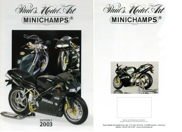 cataloghi rivista book booklet Modellino auto diecast Minichamps CATALOGO p.15