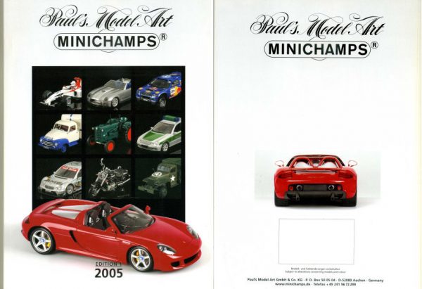 cataloghi rivista book booklet Modellino auto diecast Minichamps CATALOGO p.234