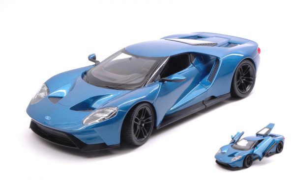 Modellino Auto scala 1:24 diecast Welly FORD GT miniature modellismo collezione