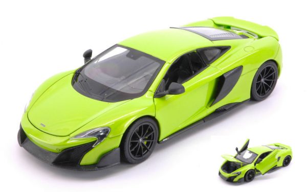 Modellino Auto scala 1:24 diecast Welly MC LAREN 675 modellismo statico mclaren