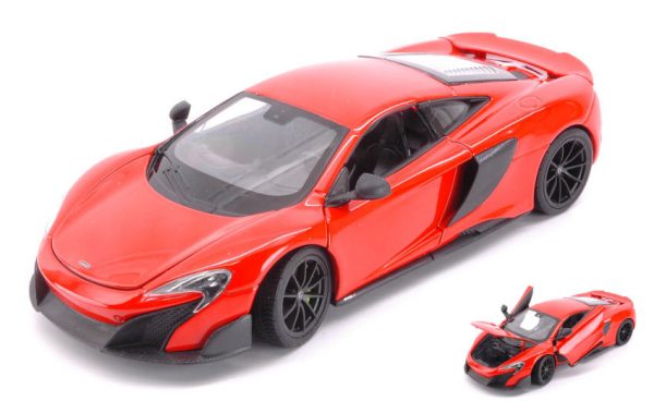 Modellino Auto scala 1:24 diecast Welly MC LAREN 675 modellismo statico mclaren