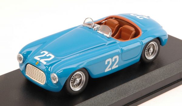Modellino auto scala 1:43 Art Model  FERRARI 166 MM BARCHETTA N.22 11th PRIX MONTE CARLO  L.FARNAUD modellismo diecast collezione