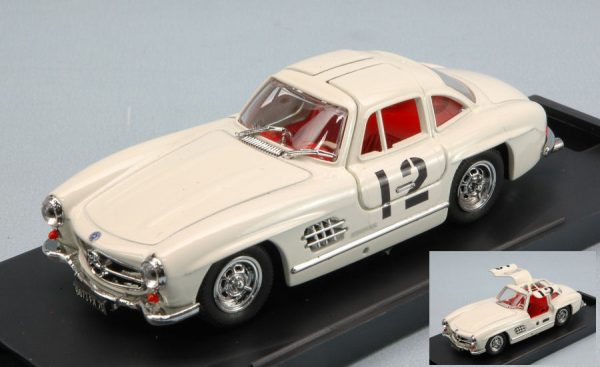 Modellino Auto scala 1:43 Bang diecast MERCEDES 300 SL RALLYE SESTRIERES GUEZEC