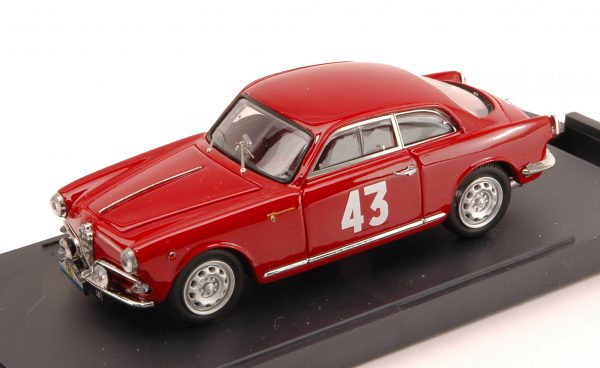 Modellino Auto Competizione scala 1:43 Bang diecast ALFA ROMEO GIULIETTA SPV N.43 1st CLASS T.DE FRANCE  SCHELL-VID.