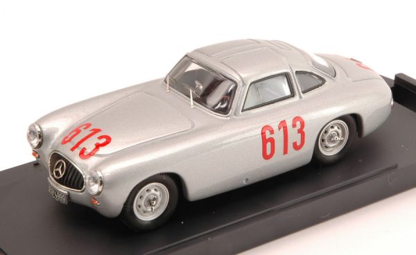Modellino Auto Competizione scala 1:43 Bang diecast MERCEDES 300 SL N.613 4th MILLE MIGLIA  CARACCIOLA-KURRLE