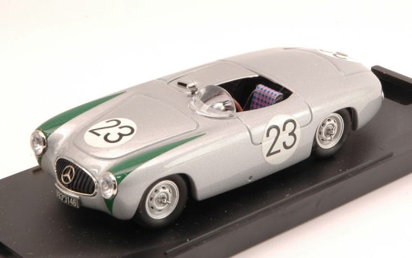 Modellino Auto Competizione scala 1:43 Bang diecast MERCEDES 300 SL SPIDER N.23 4th NURBURGRING  THEO HELFRICH