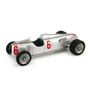 Modellino Auto Competizione scala 1:43 Brumm diecast AUTO UNION TIPO C N.6 RUOTE GEMELLATE