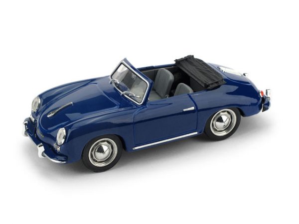 Modellino auto scala 1:43 Brumm  PORSCHE 356 CABRIOLET APERTA  SPECIAL COLOR ROYAL E modellismo diecast collezione